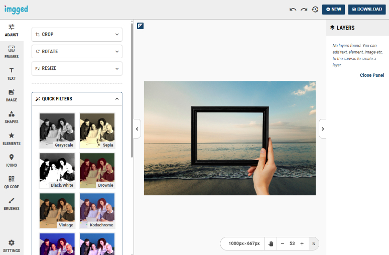 Imgged editor
