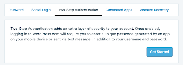 Two-Step-Authentication